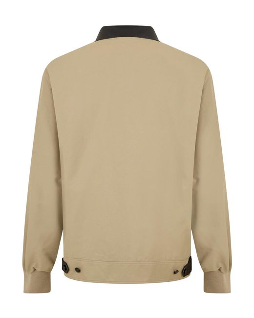 Givenchy Natural Jacket With Contrasting Collar for men