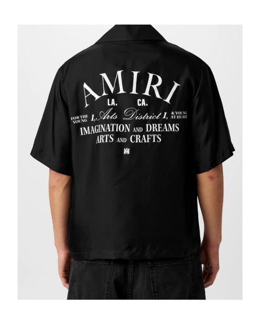 Amiri Black Printed Shirt for men