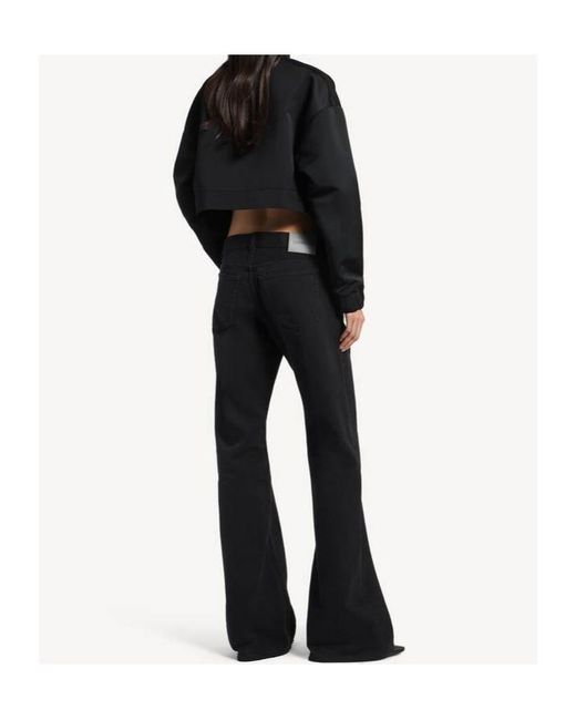 Balenciaga Black Cropped Tracksuit Jacket