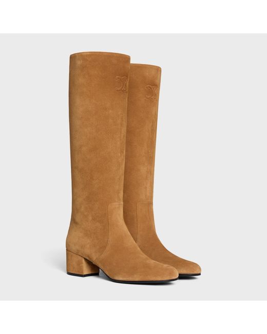 Céline Brown Les Bottes Triomphe High Boot