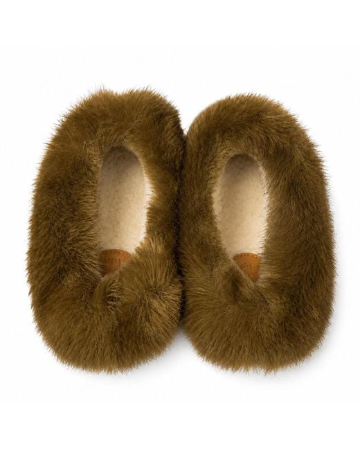Chloé Brown Letter-Print Slides