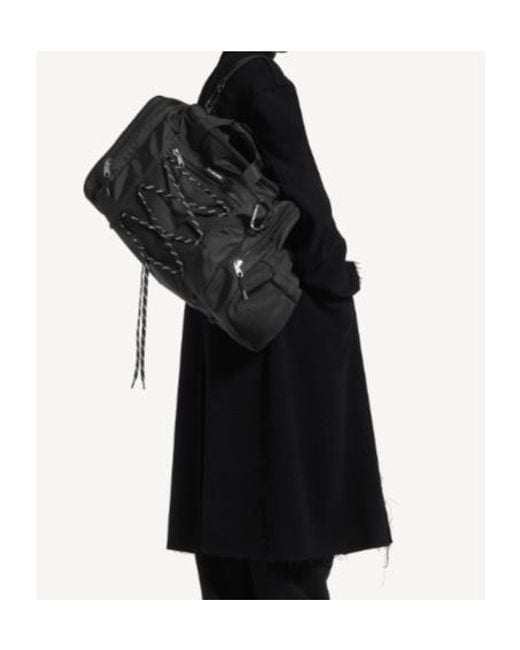 Balenciaga Black Hyke Gym Tote Bag for men