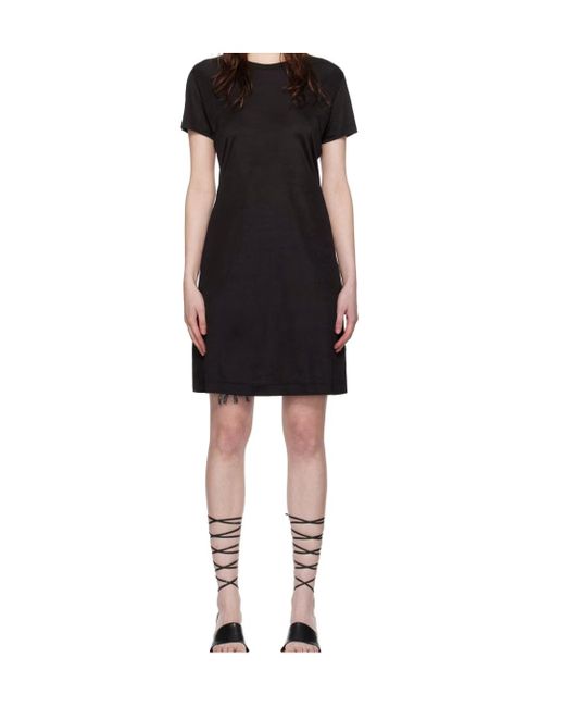 Filippa K Black Shiny Minidress