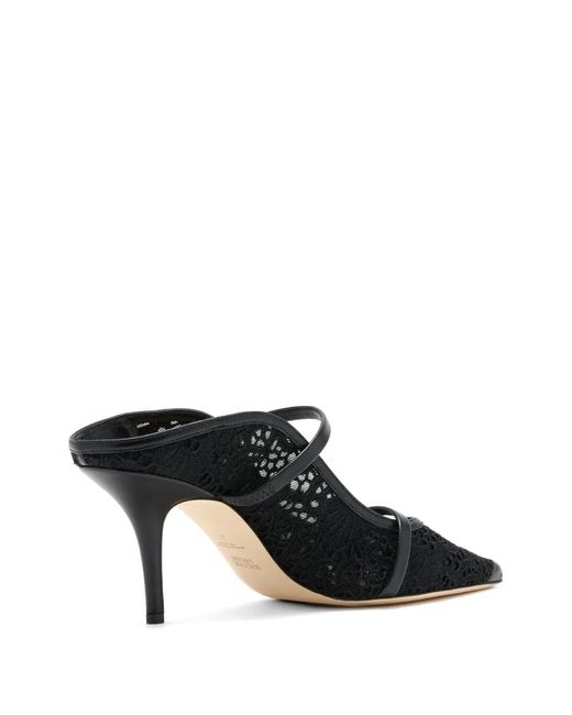 Malone Souliers Black Maureen Strap Mules