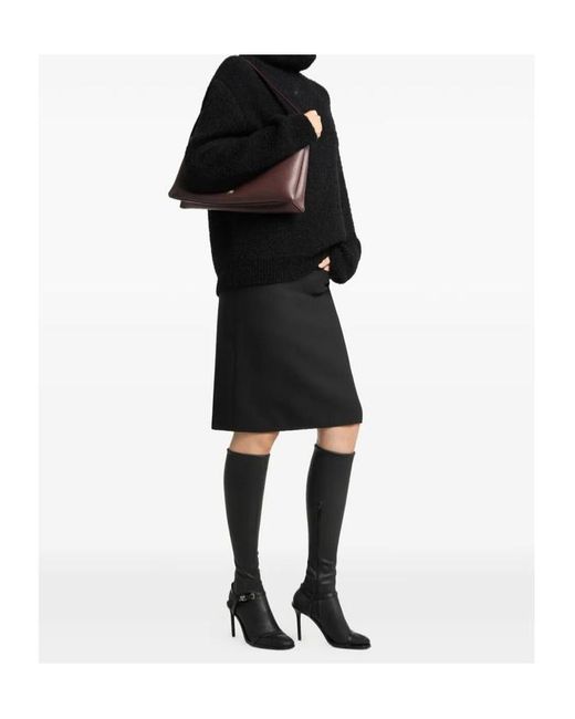 Courreges Brown Cuff Shoulder Bag