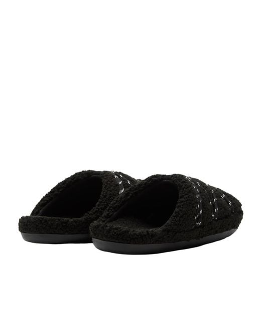 Moon Boot Black Brandy Terry Sandals