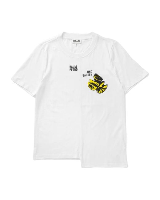 Baum und Pferdgarten White Jawos Asymmetrical Top