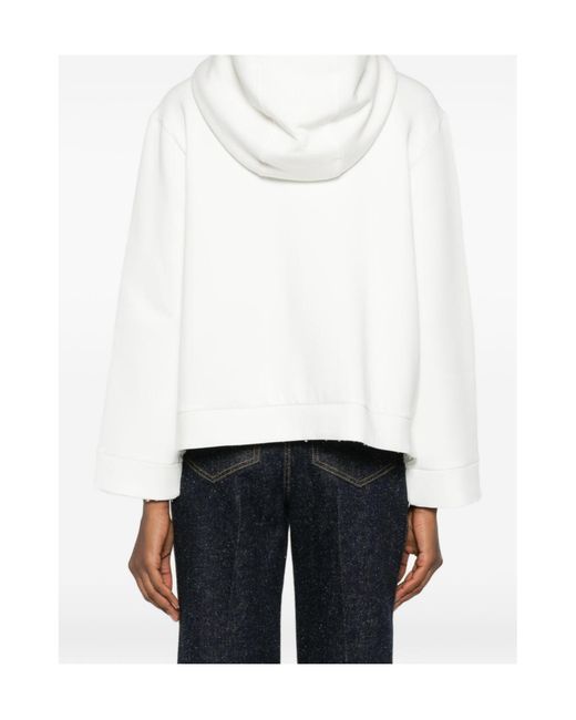Emporio Armani White Cotton Blouson Jacket
