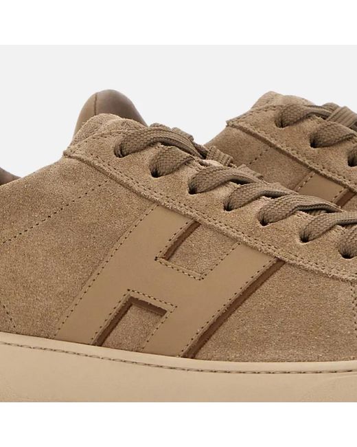 Hogan Brown Cool Sneakers for men