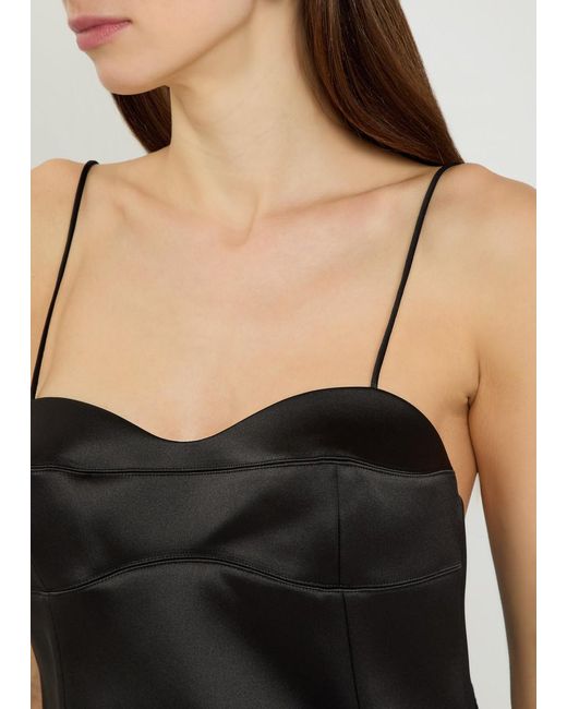 Rohe Black Satin Top