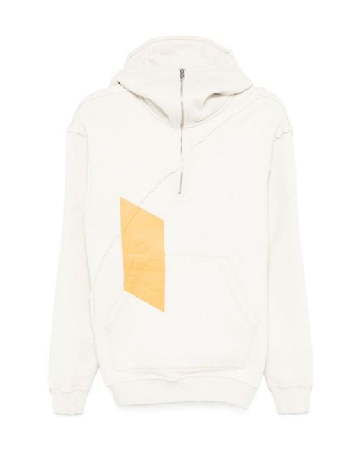 A_COLD_WALL* White Hooded Sweater for men