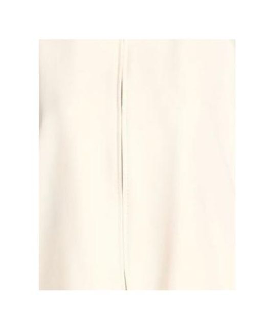 Max Mara White Plain Colour Jackets