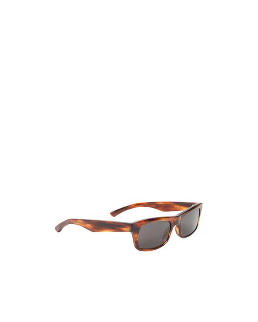 Balenciaga White Eyewear Rectangle Frame Sunglasses