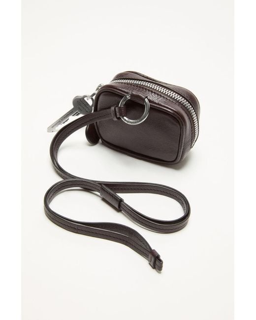 Acne Brown Camero Clip Mini Shoulder Bag