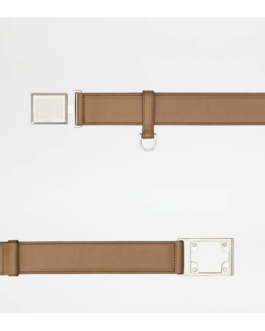 Tod's Brown Adjustable Waist Belt