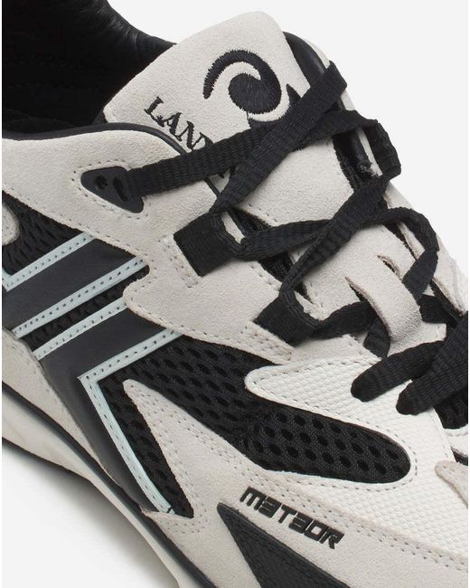 Lanvin Blue Meteor Low-Top Sneakers for men