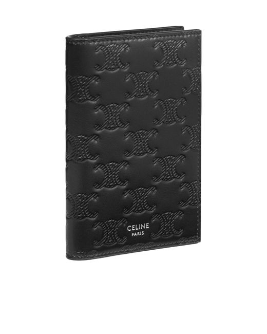 Céline Black Vertical Card Holder for men