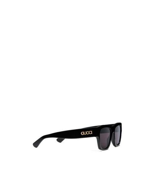Gucci Black Eyewear Square Frame Sunglasses for men