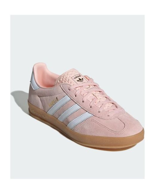 Adidas Originals Pink Gazelle Indoor Low-Top Sneakers