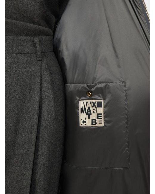 Max Mara Gray The Cube Trepar Down Jacket