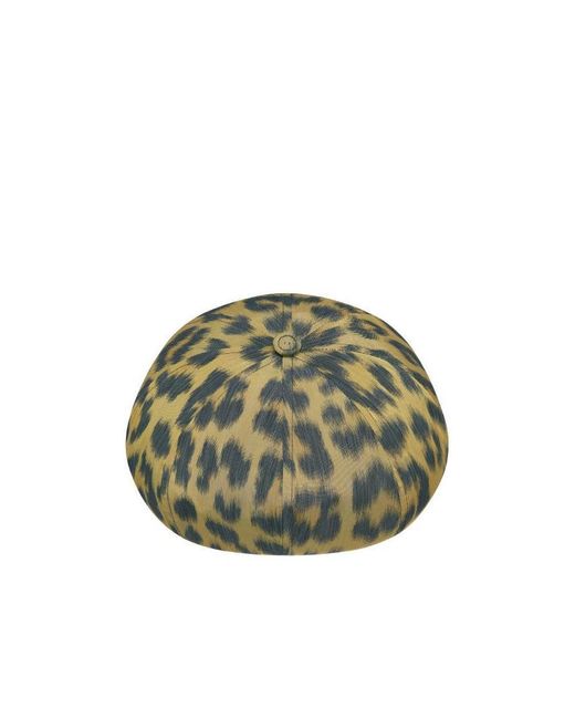 Dior Green Homme Leopard Printed Beret for men