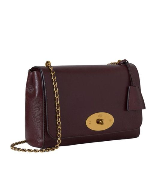 Mulberry Purple Lily Chain Shoulder Bag