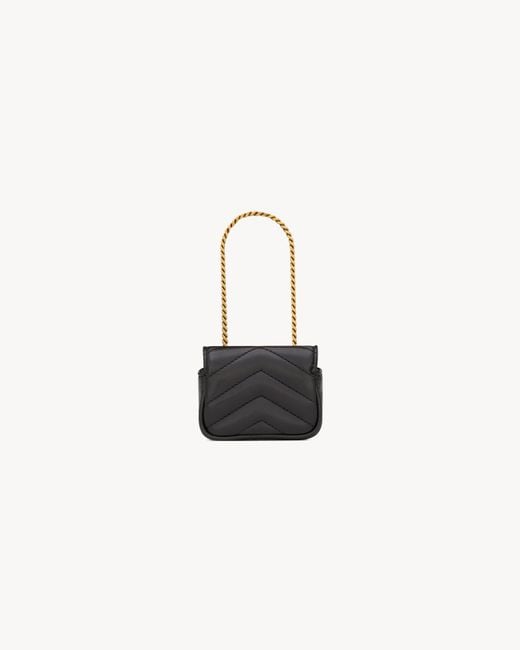 Saint Laurent Black Loulou Pendant