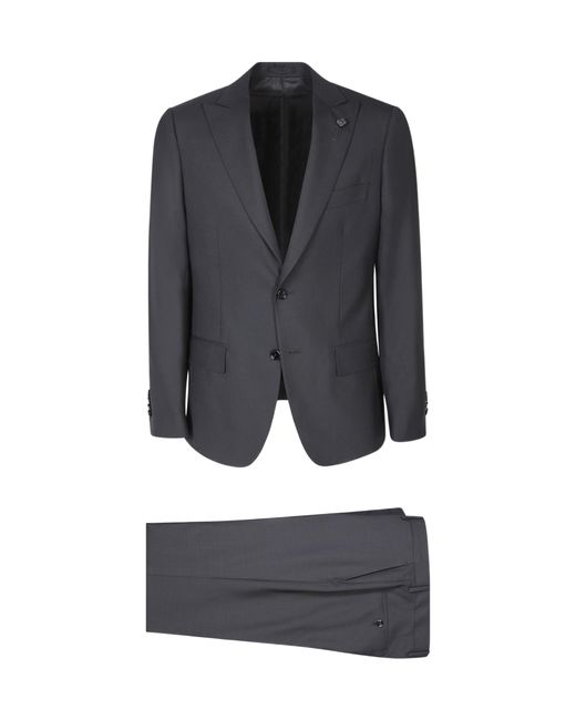 Lardini Blue Single Breasted Two-Piece Suit for men