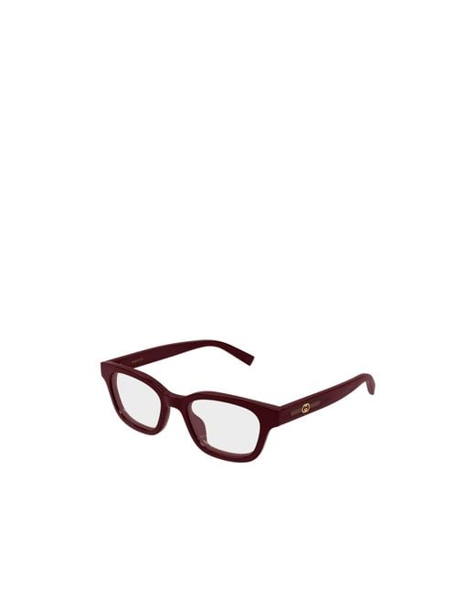 Gucci White Eyewear Square Frame Glasses