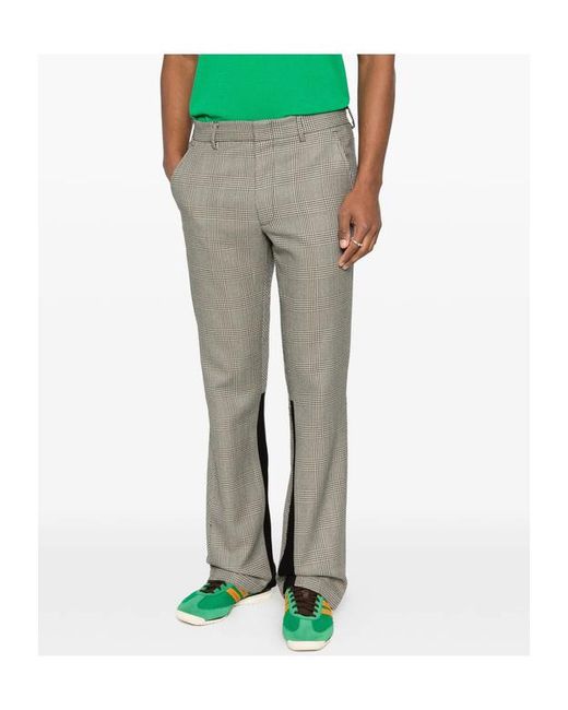 GALLERY DEPT. Gray Plaid Trousers for men
