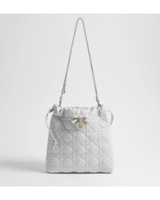 Dior Gray Aable Mini Bucket Bag