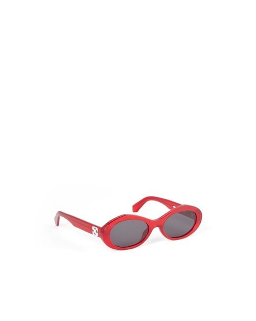 Off-White c/o Virgil Abloh Pink Full Frame Sunglasses for men