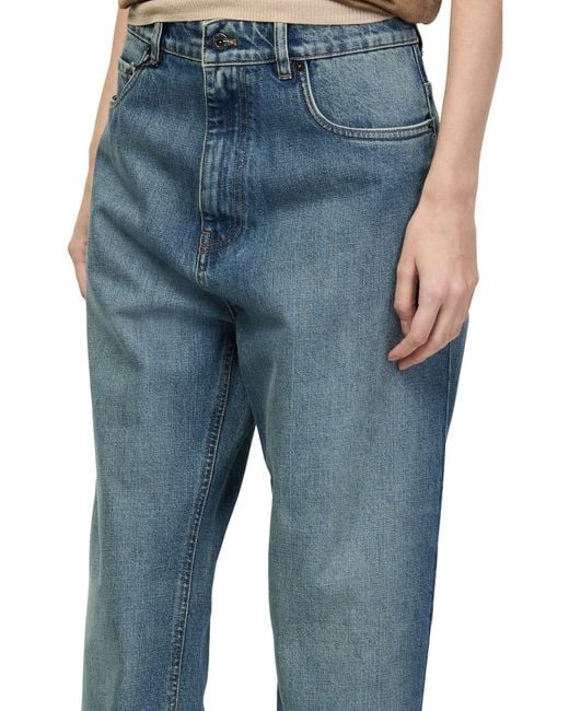 Miu Miu Blue Low-Rise Jeans