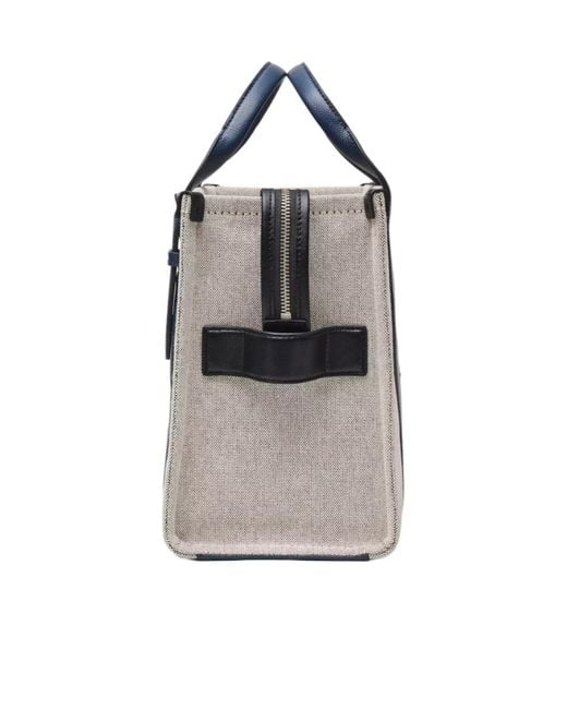 Marc Jacobs Blue The Wavy Medium Tote Bag