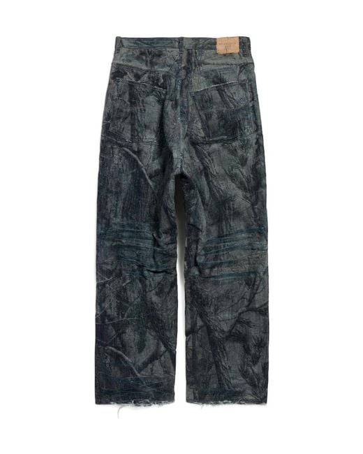 Balenciaga Gray Baggy Pants for men