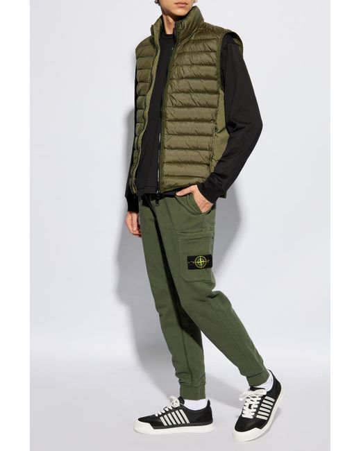 Stone Island Green Vests for men