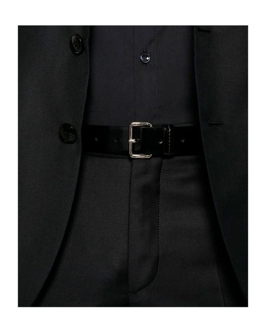 Giorgio Armani Black Single-Breasted Buttoned Suit for men