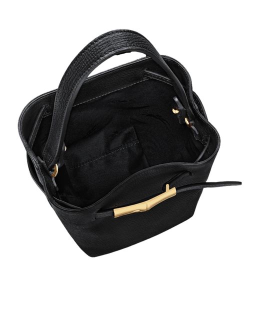 Longchamp Black Xs Le Smart Bucket Bag