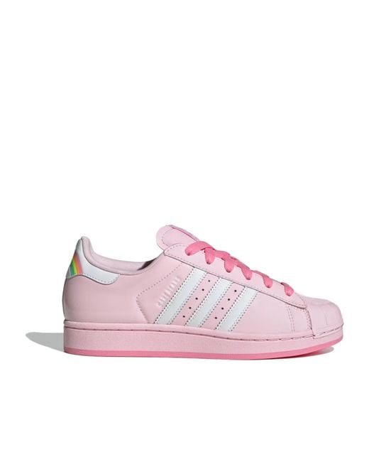 Adidas Originals Pink X Care Bears Superstar Ii Lace-Up Sneakers
