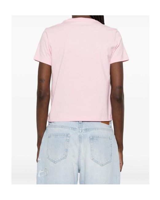 Casablanca Pink Graphic-Print T-Shirt