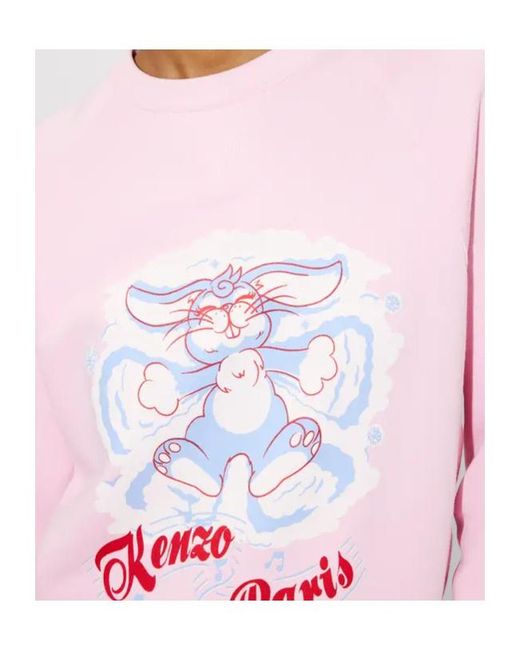 KENZO Pink Winter Holidays' Sweatshirt