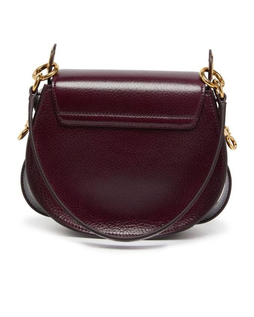 Chloé Purple Logo Shoulder Bag