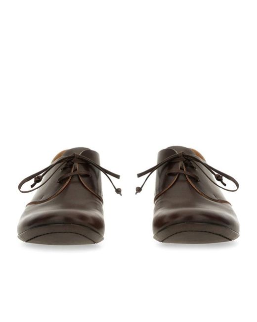 Uma Wang Brown Lace-Up Shoes
