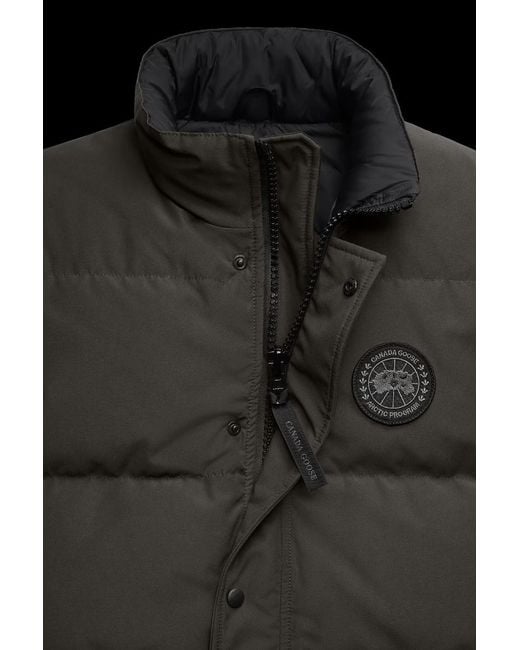 Canada Goose Black Padded Appliqué Jacket for men