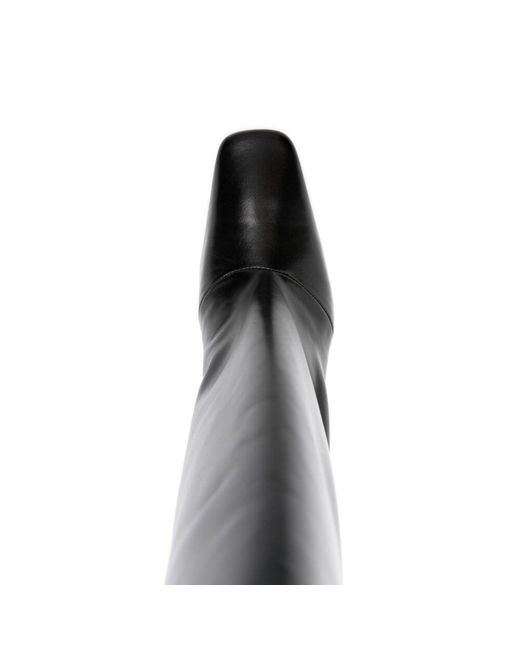Coperni Black Bridge Square Toe Slip-On Boots