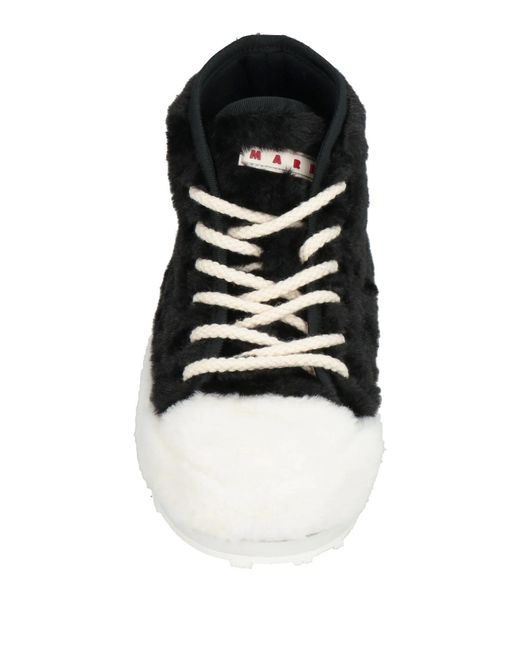 Marni Black Padded Ankle Boots