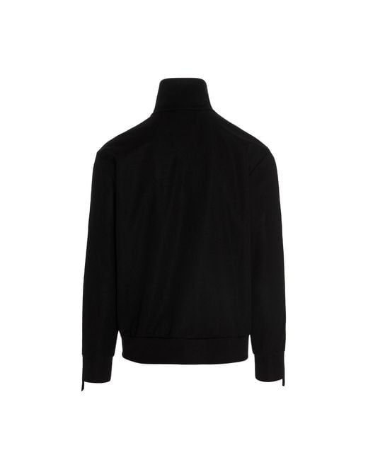 Golden Goose Deluxe Brand Black Star Tape Zipped Jacket for men
