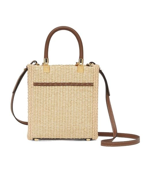 Fendi Natural Sunshine Mini Tote Bag