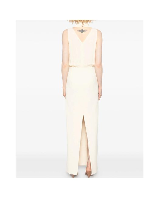 Patrizia Pepe White Sleeveless Dress