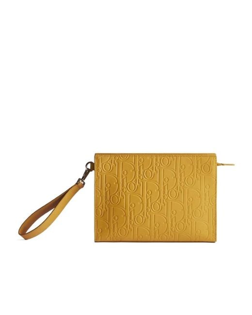 Dior Metallic A5 Triangle Pouch for men